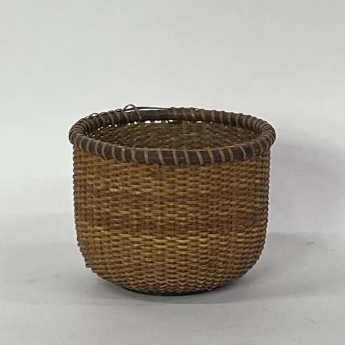 Woven Dark Brown Edge Mini Basket - BSKT60