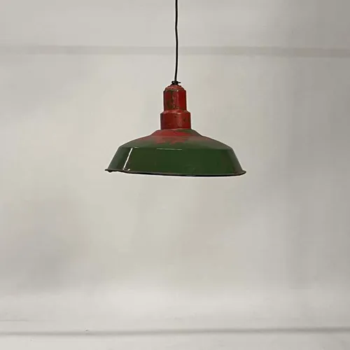 Green & Red Industrial Pendant - LI429