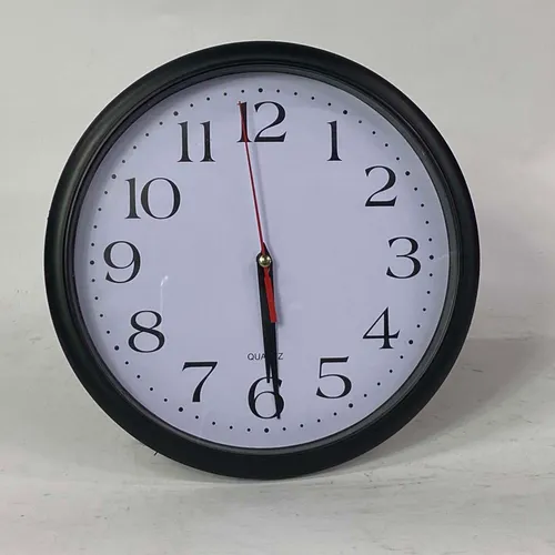 Black Quartz Wall Clock - A742