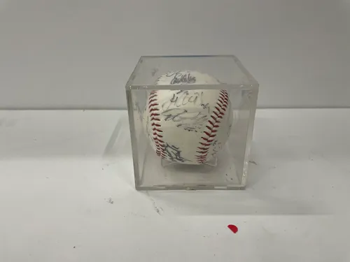 Signed Baseball in Case