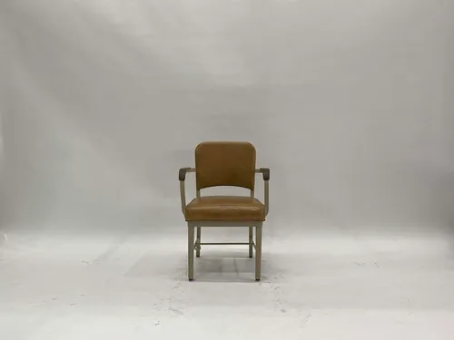 Tan Brown Leather Tanker Armchair