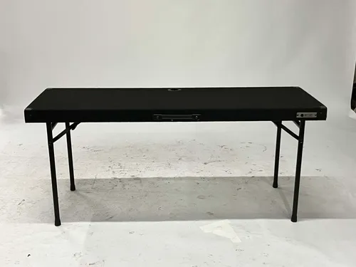 Odyssey Foldable DJ Table with Adjustable Height and Carrying Handle