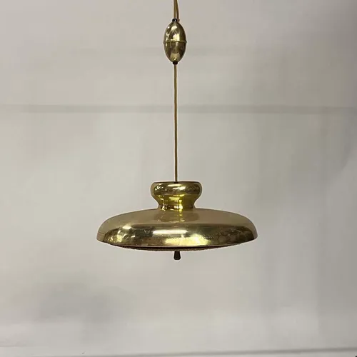 Gold Brass Pendant - LI425