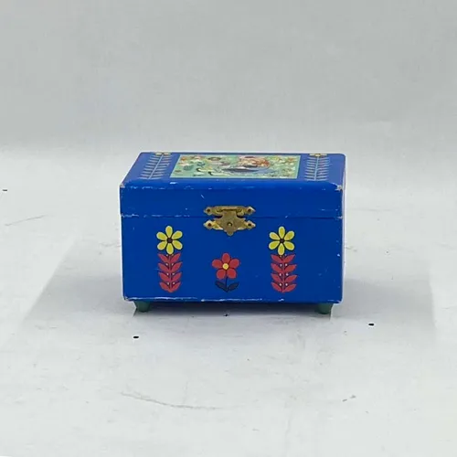 Blue Jewelry Box with Mirror - MOB111