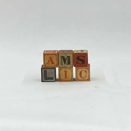 Vintage Wood Letter Blocks - MOB197