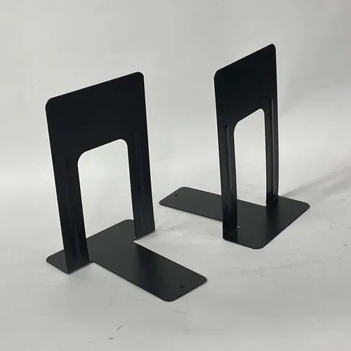 Tall Black Metal Bookends, Set of 2 - OFA602