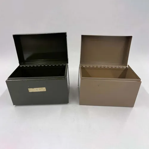 Vintage Metalic Card Box - OFB550