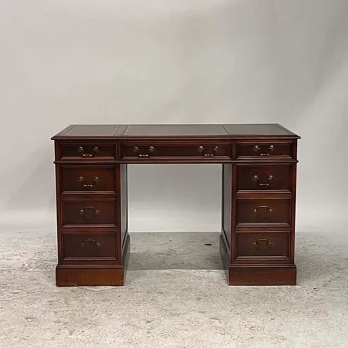 Antique Wood Desk with Drawers - OF2224
