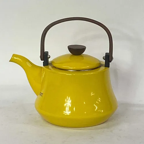 Japanese Yellow Vintage Tea Kettle - KT136