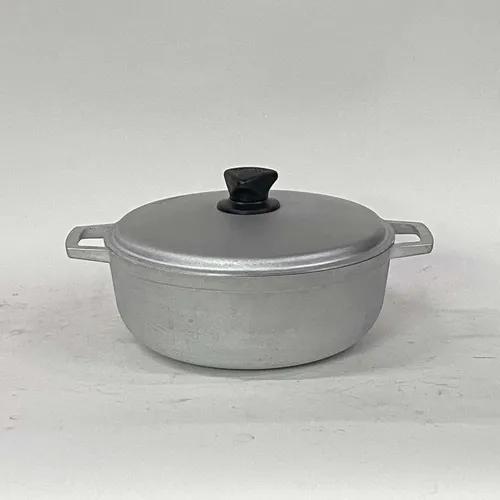 Aluminum IMUSA double hand pot & Aluminum Lid - KT173