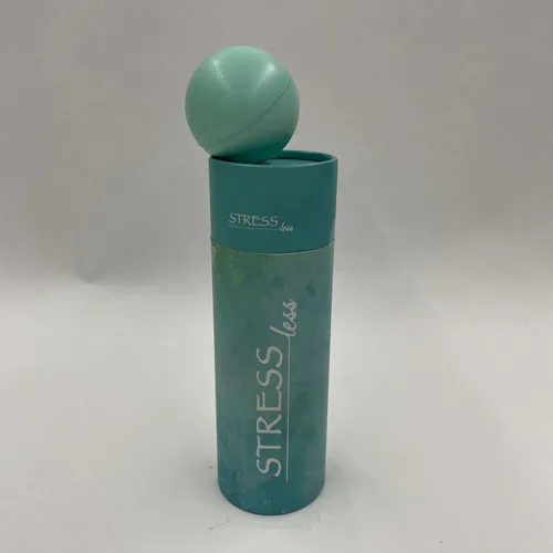 Teal Cylinder Box Of Balls - OFB538
