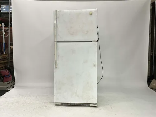 Distressed White Maytag Full Size Refrigerator