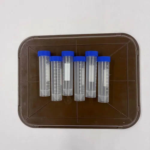 Plastic Test Tube with Blue Cap - MOMD114