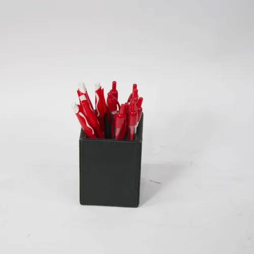 Black Pen Cup with Red Pens - OFA550