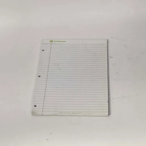 White 3-Hole Punch Legal Pad - OFA634