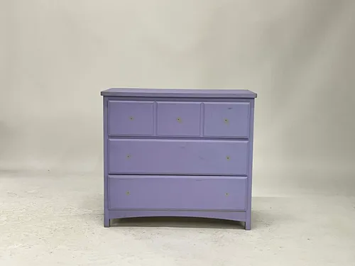 Lilac Purple 3-Drawer Dresser