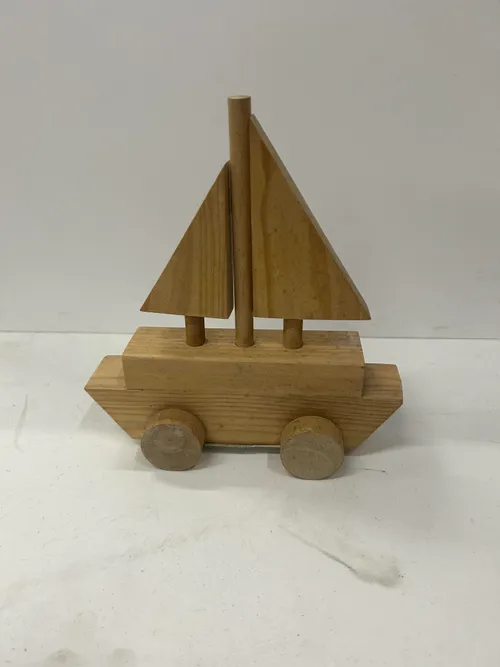 Wooden Toy Boat