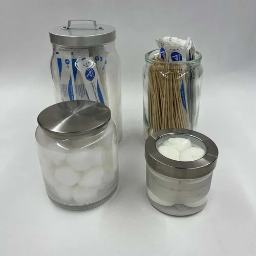 Assorted Medical Jars, Set of 4 - MD176