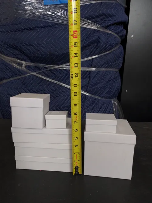 White Gift Boxes- Set of 7