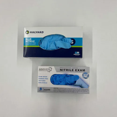 Box of Blue Exam Gloves - MOMD133