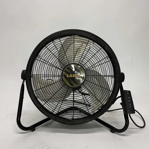Black Lasko Round Floor Fan - ELB427
