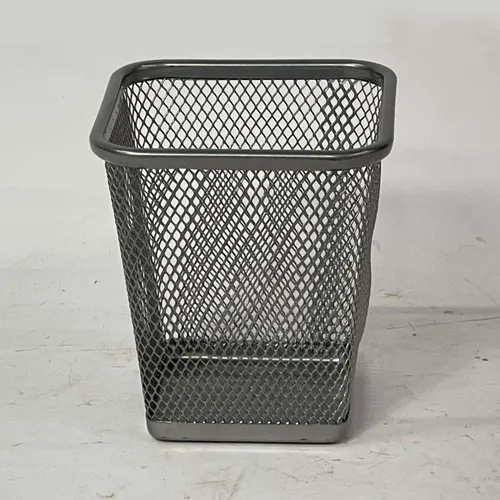 Metal Trapezoid Mesh Pen Cup Holder - OFA838
