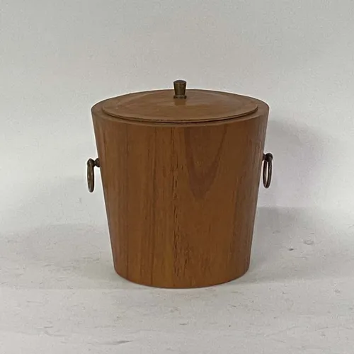Wood & Brass Ice Bucket - KT158