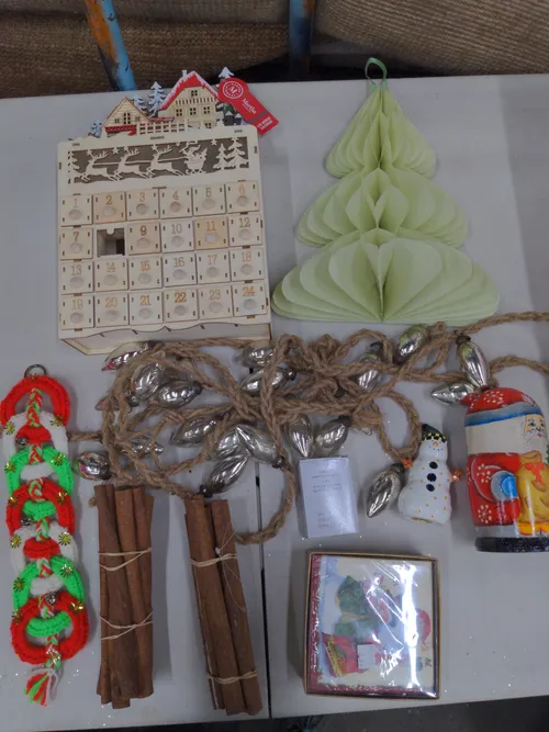 Assorted Tabletop Christmas Decorations