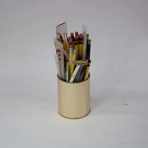Gold Can Pen Cup - OFA507