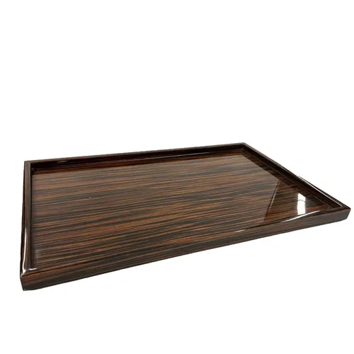 Polished Zebrawood Tray - TR425