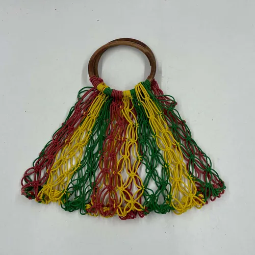 Loose Woven Yellow Red Green Fruit Bag - A929