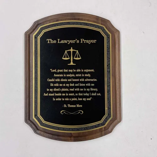 Lawyers Prayer Plaque - DEB458