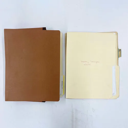 Stack of Manilla Folders & Paper - OFB574