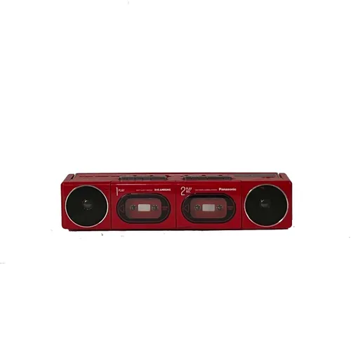 Red Panasonic Double Cassett Player - MO3549