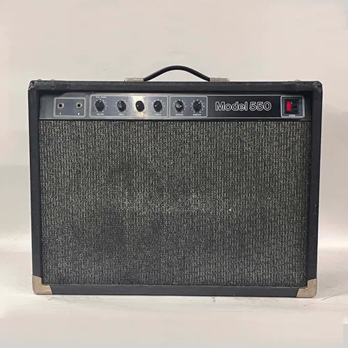 Black Model 550 Amplifier with Gray Mesh - MO22866