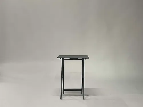 Black Folding TV Tray Table