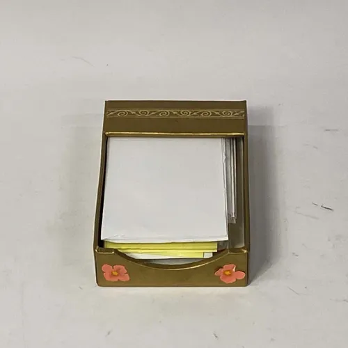Gold Memo Pad Holder - OFA673