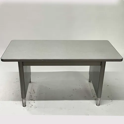 Vintage Mid-Century Gray Tanker Table