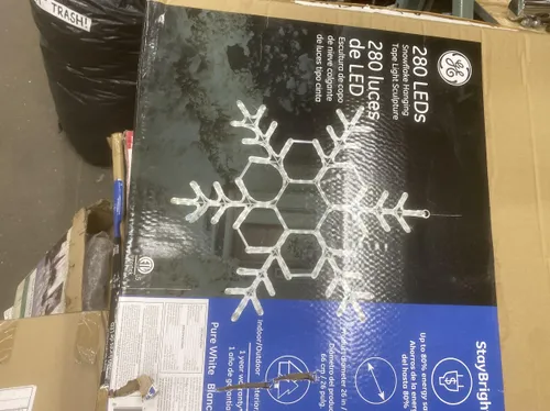 LED Light Hanging Snowflake