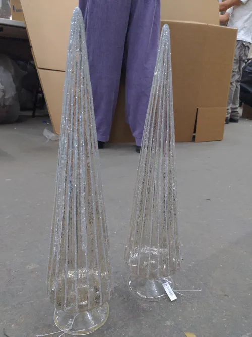 Glitter Wire Christmas Trees