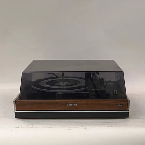 Black Wooden Panasonic Record Player - MO22834
