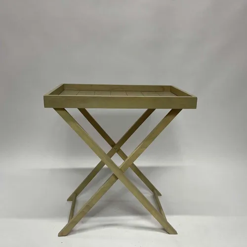 Light Wood Tray Table - TAB490