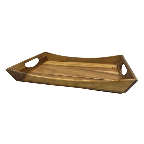 Flared Edge Wood Tray - TR435