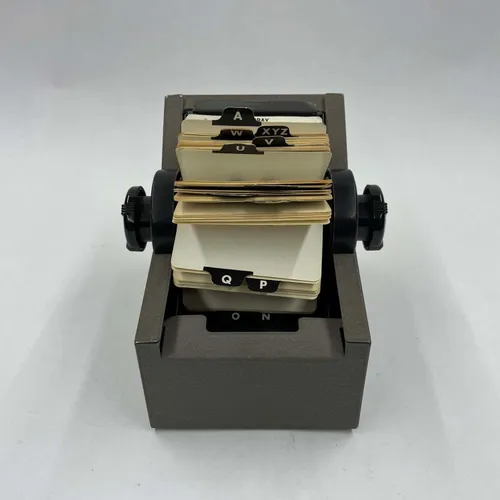 Vintage Rotary Card Holder - OFB552