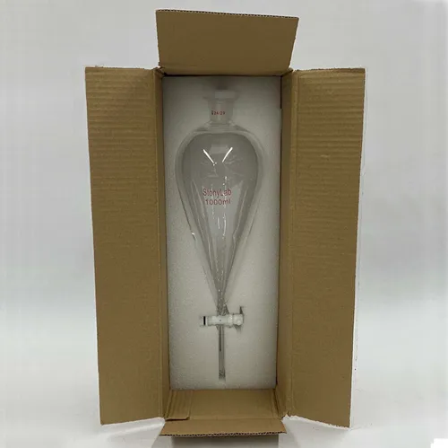 Large Glass Tear Drop Separating Funnel - MOMD48