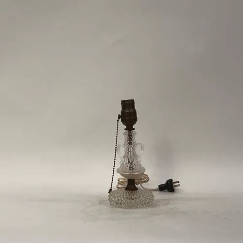 Antique Victorian Crystal Table Lamp - LI292