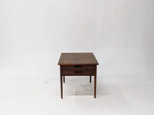 Walnut 2-Drawer Nightstand