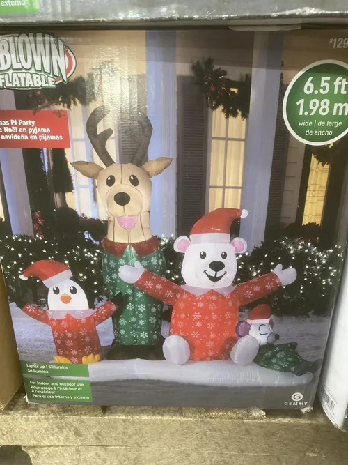 Christmas Pajama Party Inflatable