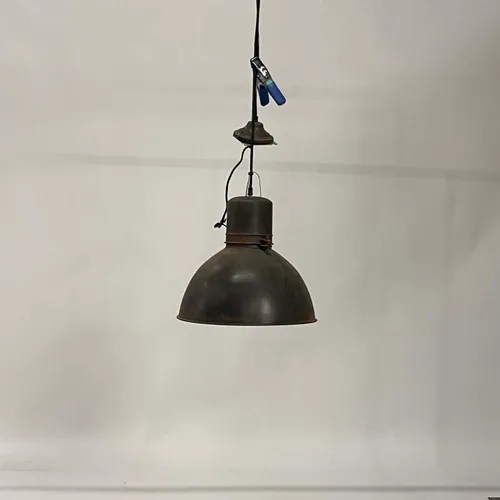 Vintage Rustic Brown Industrial Pendant - LI427