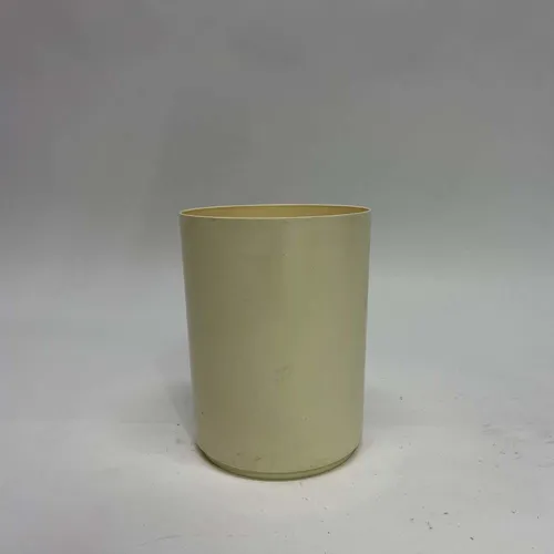 Cream Round Top Trash Bin - DEB484